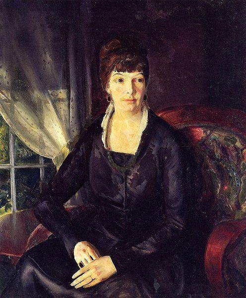 George Wesley Bellows Emma at the Window Sweden oil painting art